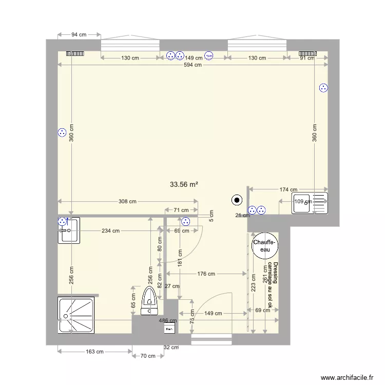 Studio ile marante. Plan de Studio ile marante. Plan de