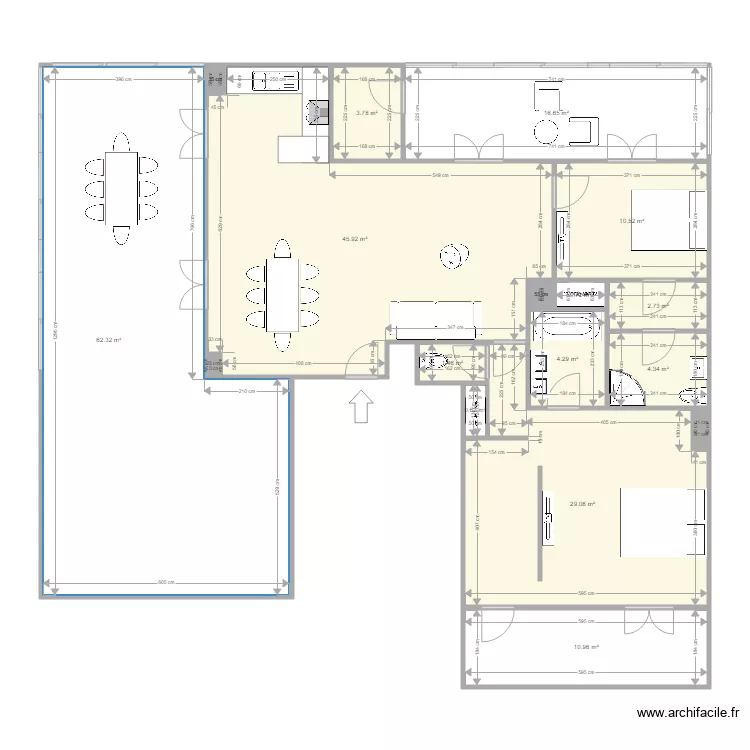 Plan F34 Salines. Plan de 