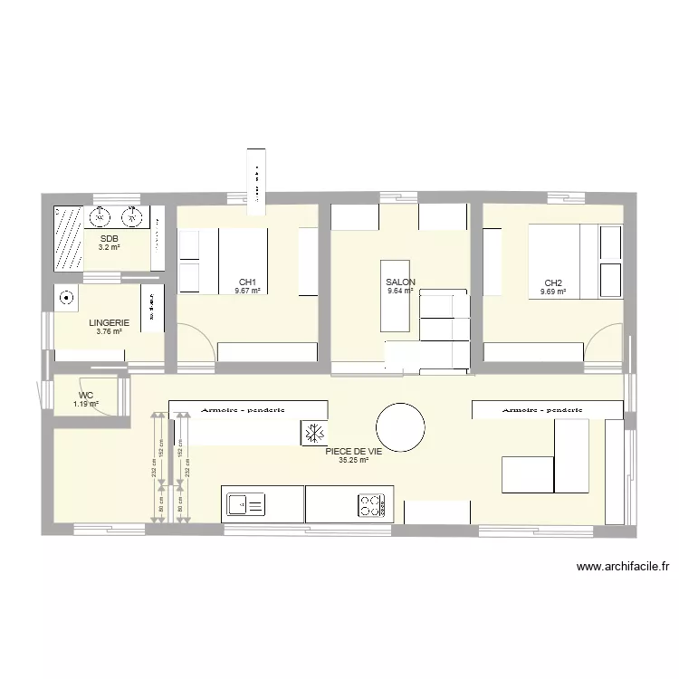 MaMaisonEnBois. Plan de 
