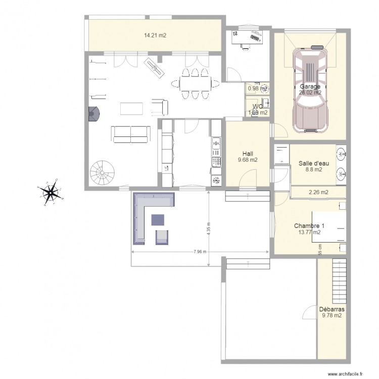 Maison JACKY étude 5. Plan de 0 pièce et 0 m2