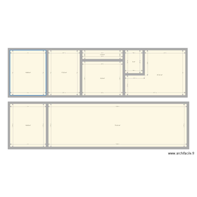 maison rohan 2. Plan de 8 pièces et 184 m2