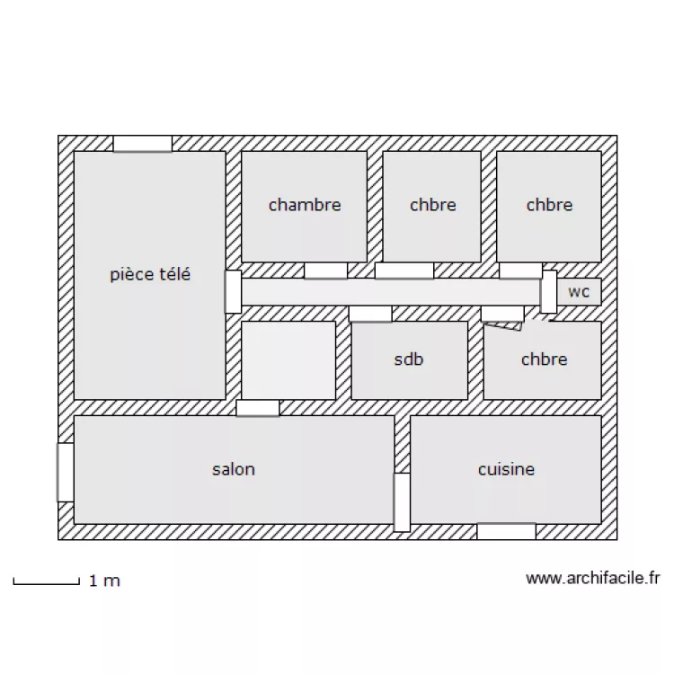 maison1. Plan de 
