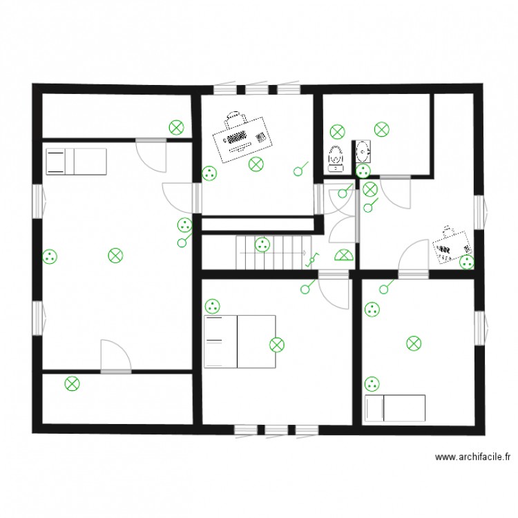 Maison étage . Plan de 0 pièce et 0 m2