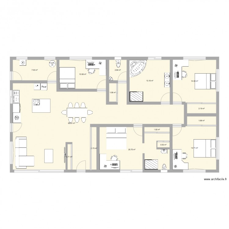 Plan Michou 2. Plan de 0 pièce et 0 m2