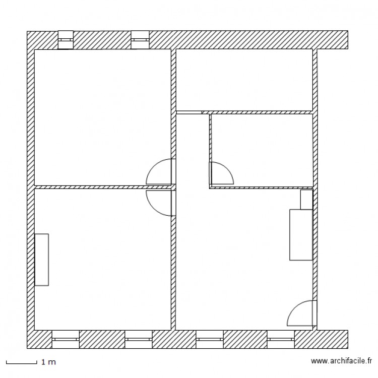 Marciac_F3_Plan_1_Vierge. Plan de 0 pièce et 0 m2