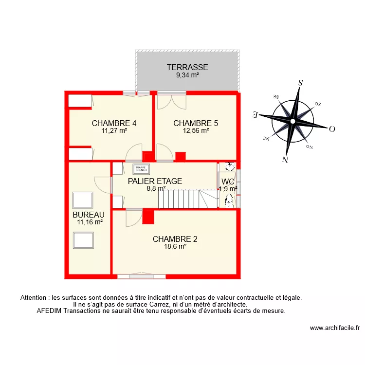 BI 7920 ETAGE . Plan de 