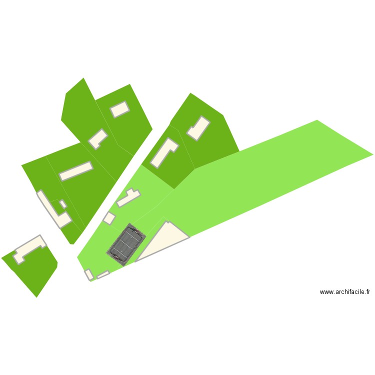 cadastre epegard. Plan de 13 pièces et 1832 m2