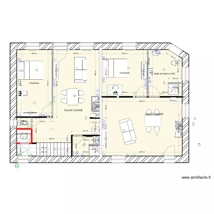 MAISON BENGY ETAGE. Plan de MAISON BENGY ETAGE. Plan de