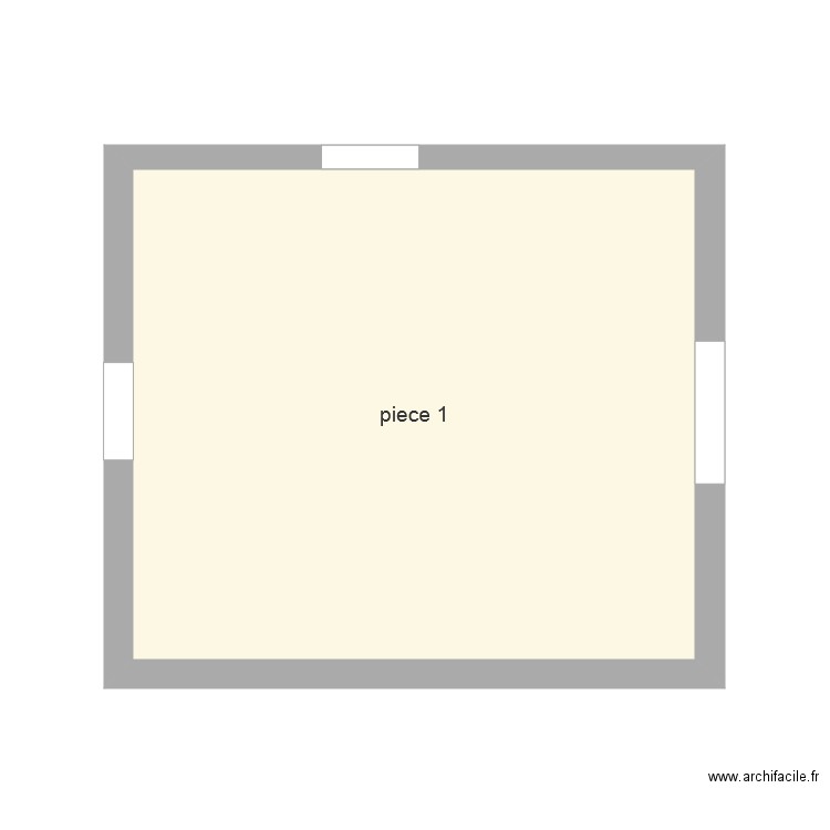 piece 1. Plan de 0 pièce et 0 m2