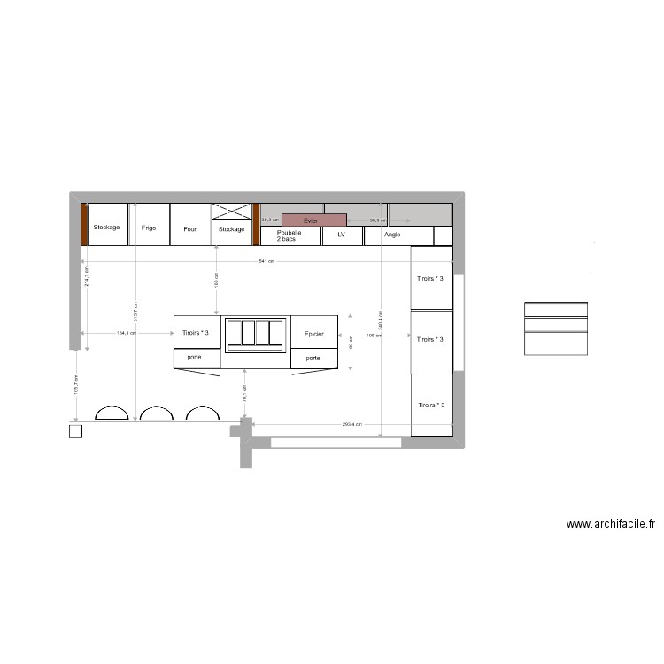 Implantation Challier 3. Plan de 0 pièce et 0 m2