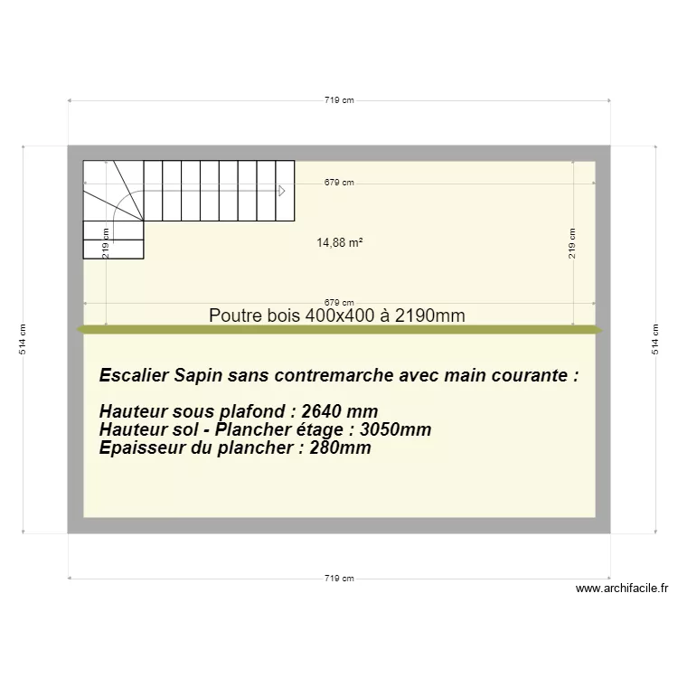 Escalier Lefebvre. Plan de Escalier Lefebvre. Plan de