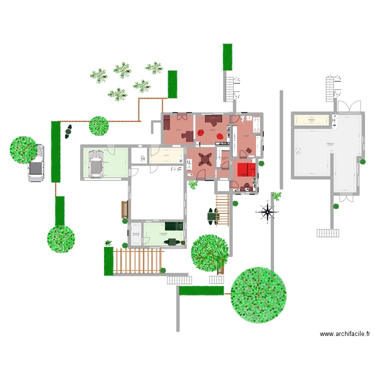 neo. Plan de 12 pièces et 145 m2