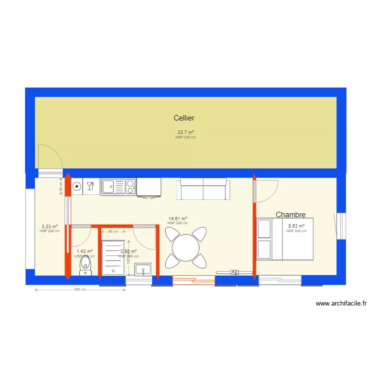 Plan original 3. Plan de 