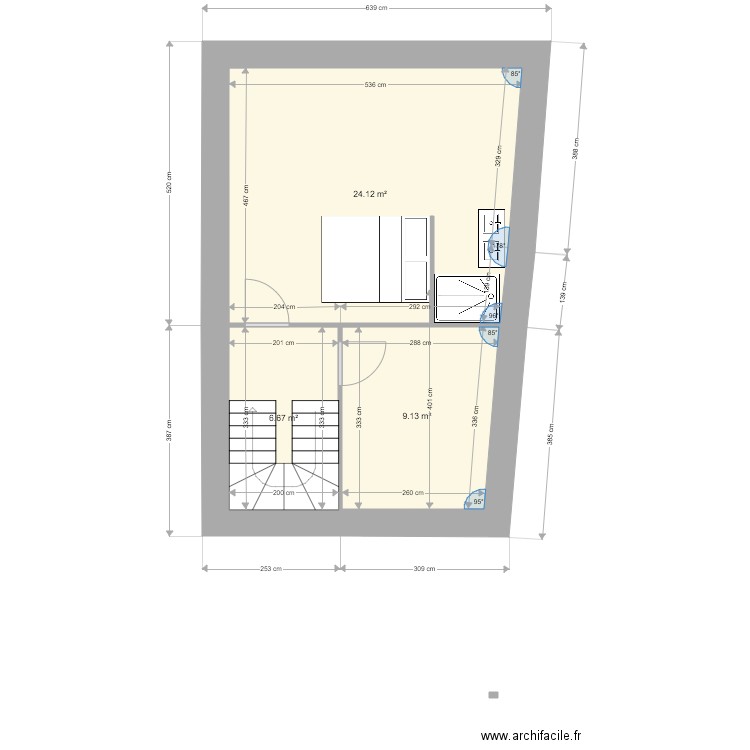 GUILLON VERNE  2ème ETAGE V2. Plan de 0 pièce et 0 m2