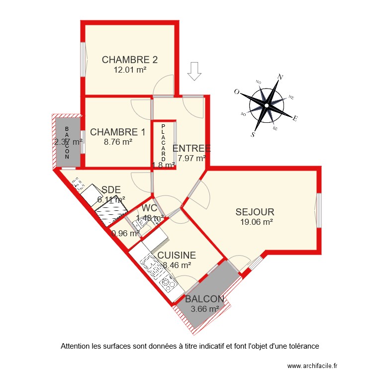 6410 ouafa. Plan de 0 pièce et 0 m2