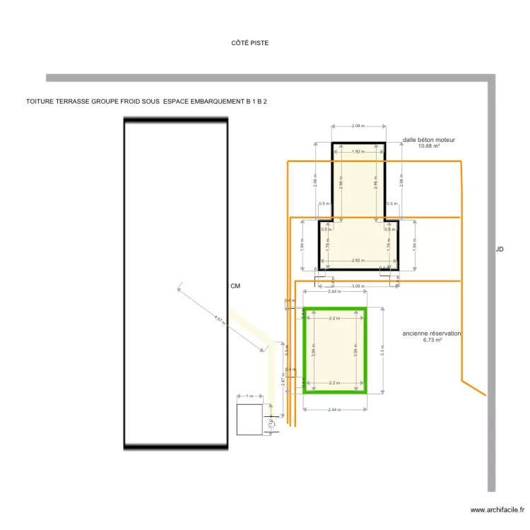 ZONE EMBARQUEMENT GROUPE FROID . Plan de ZONE EMBARQUEMENT GROUPE FROID . Plan de