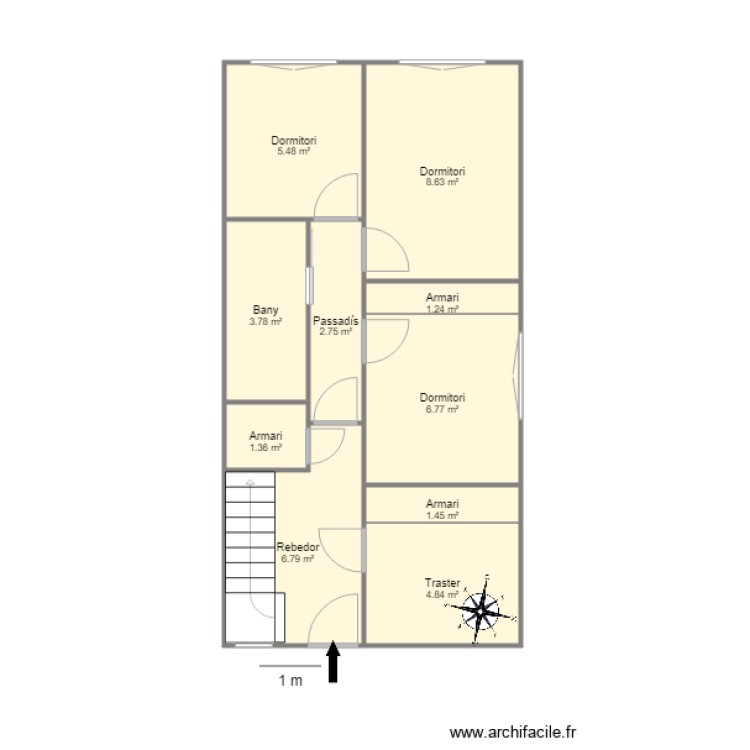 URB CAMP DE BAIX DELS PLANS BLOC 1 CASA 5 SISPONY. Plan de 0 pièce et 0 m2