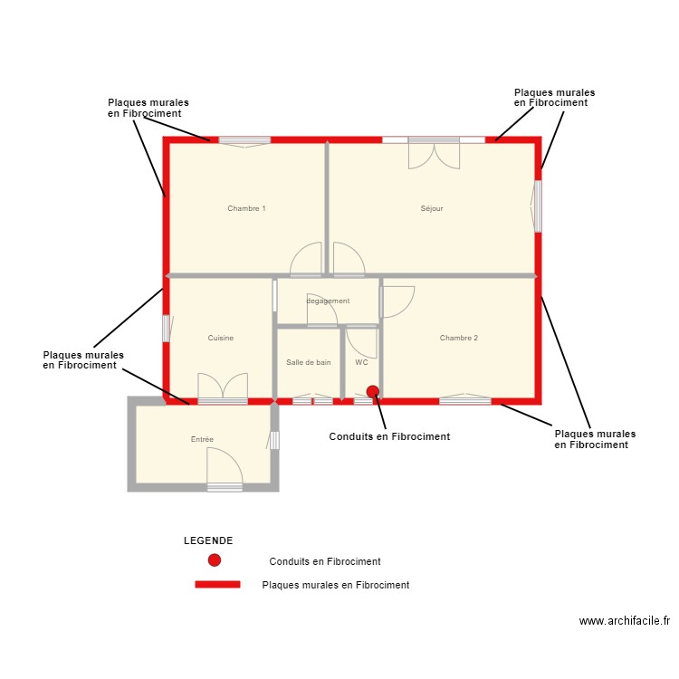 rez de chaussée. Plan de 0 pièce et 0 m2