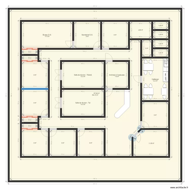 OFFICE30 V1. Plan de 0 pièce et 0 m2