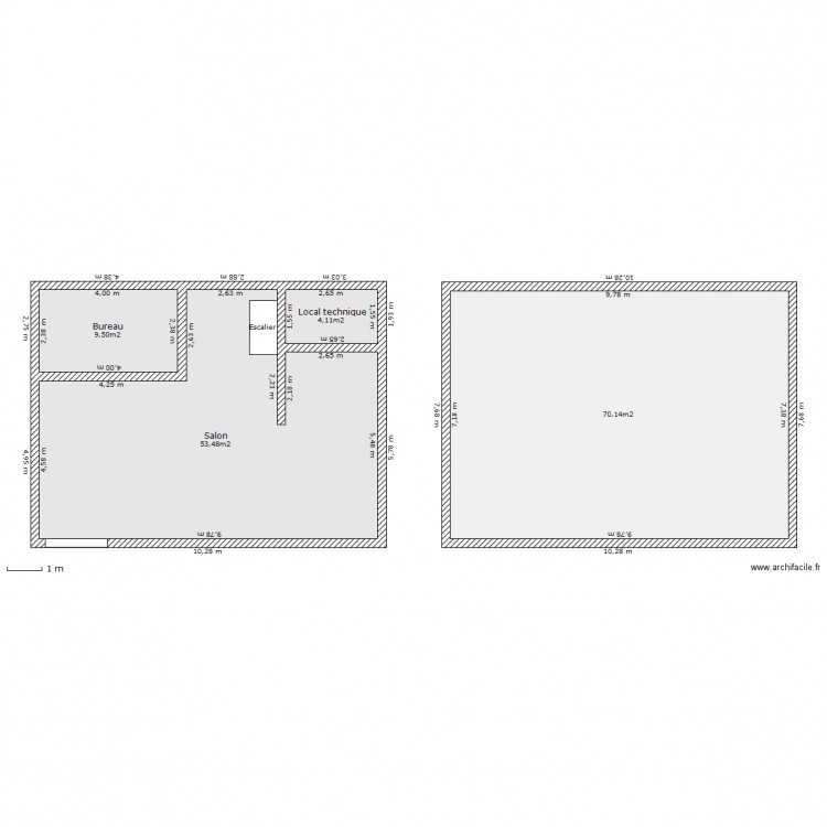 Maison. Plan de 0 pièce et 0 m2