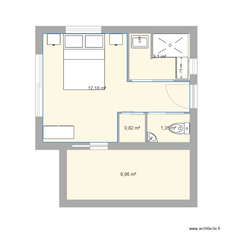 plan porte 3. Plan de 0 pièce et 0 m2