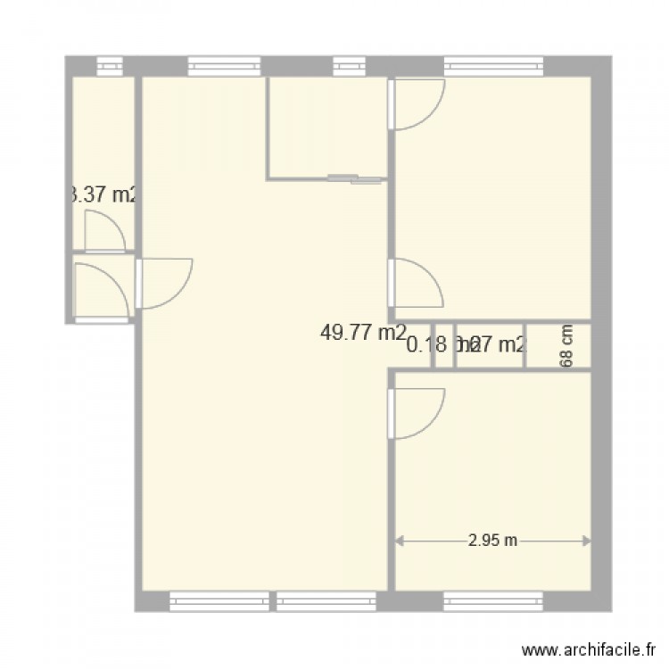 Appartement Toulouse  sans amélioration. Plan de 0 pièce et 0 m2