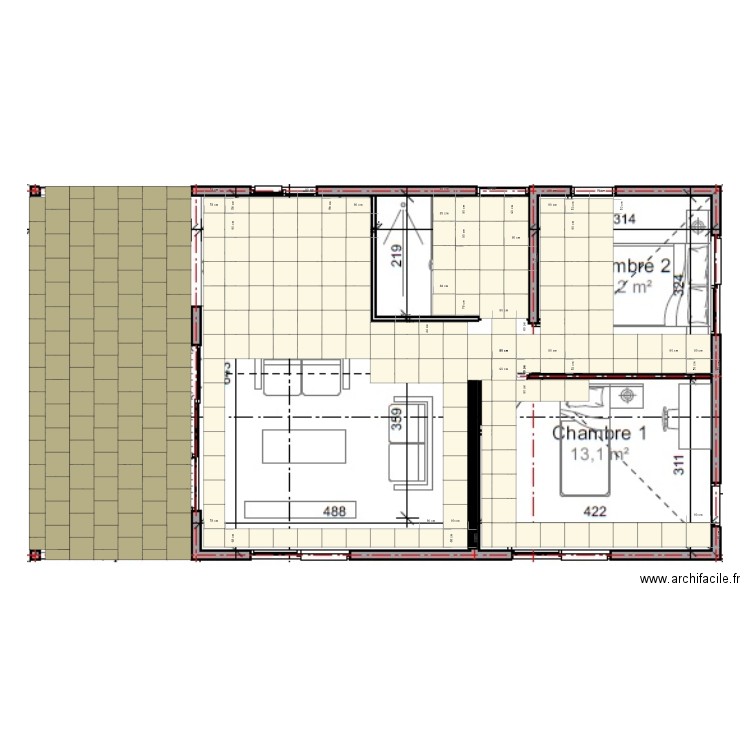 CARREAUX ANNA. Plan de 0 pièce et 0 m2