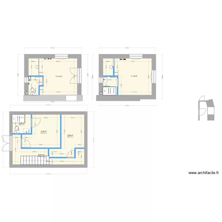 RdC pigeonnier 2. Plan de RdC pigeonnier 2. Plan de