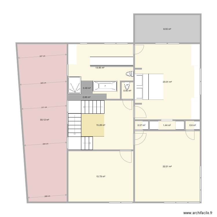 Raquette 1er V5. Plan de 0 pièce et 0 m2