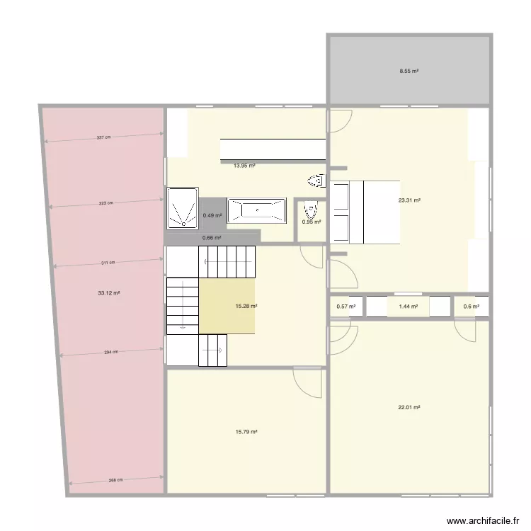 Raquette 1er V5. Plan de 0 pièce et 0 m2 Raquette 1er V5. Plan de 0 pièce et 0 m2