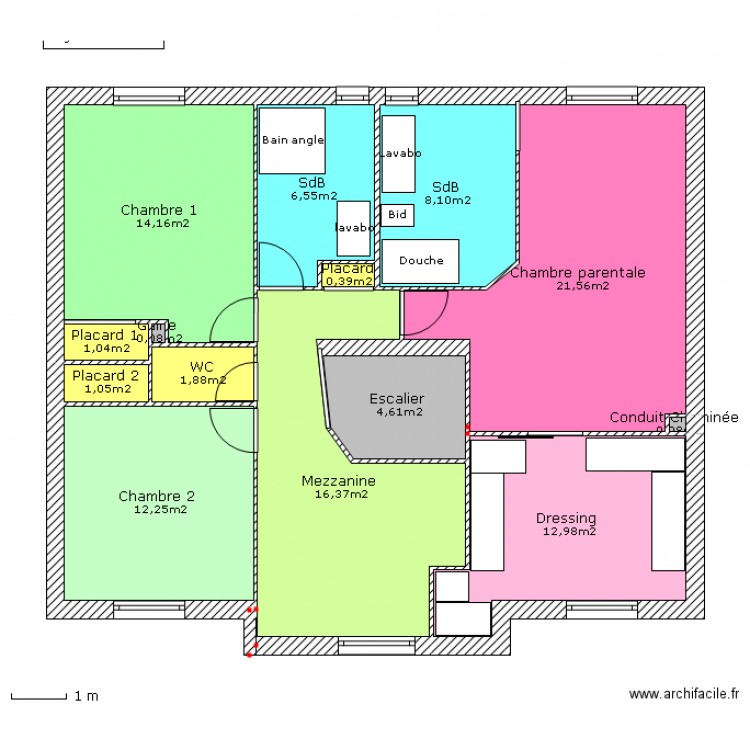 Etage-Base. Plan de 0 pièce et 0 m2