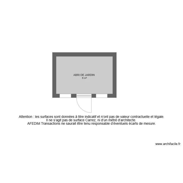 BI 6575 ABRIS DE JARDIN. Plan de 