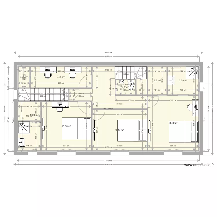 dany audrey 1 bis. Plan de 