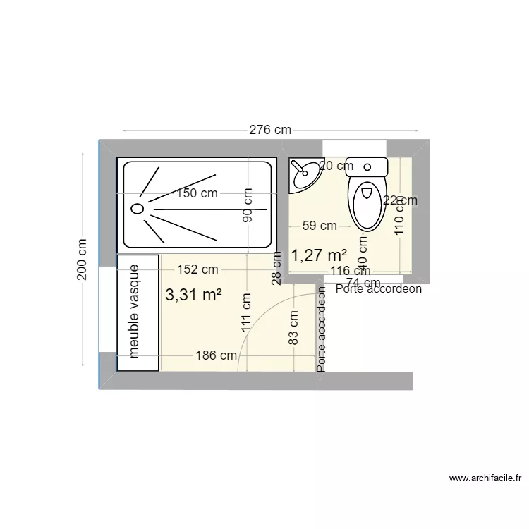test salle de bain V6. Plan de test salle de bain V6. Plan de