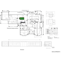 cuisine ilot plan maison garde robe bar 40 pouces et frigo 42 pces