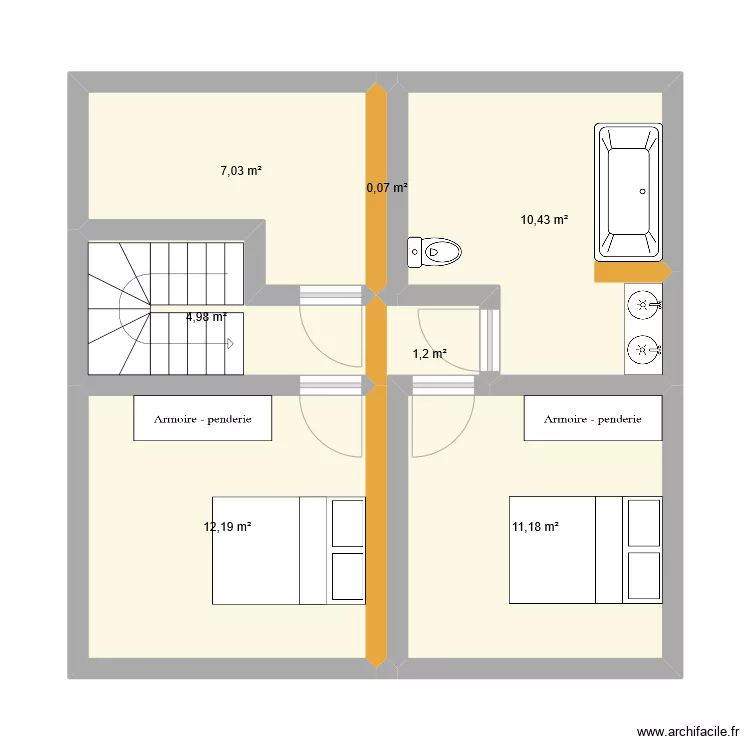 Combles. Plan de 