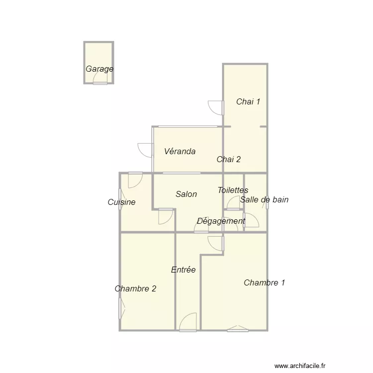 Croquis ABBAL. Plan de 