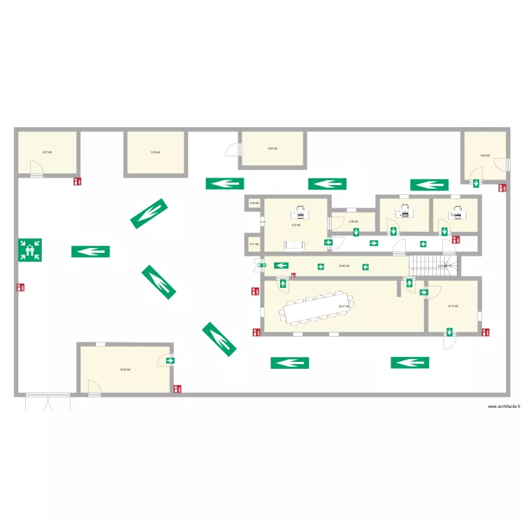 SO TAHOUA RDC. Plan de SO TAHOUA RDC. Plan de