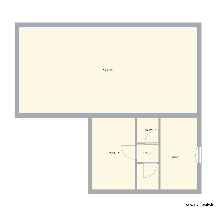 cossutta ludovic. Plan de 5 pièces et 79 m2