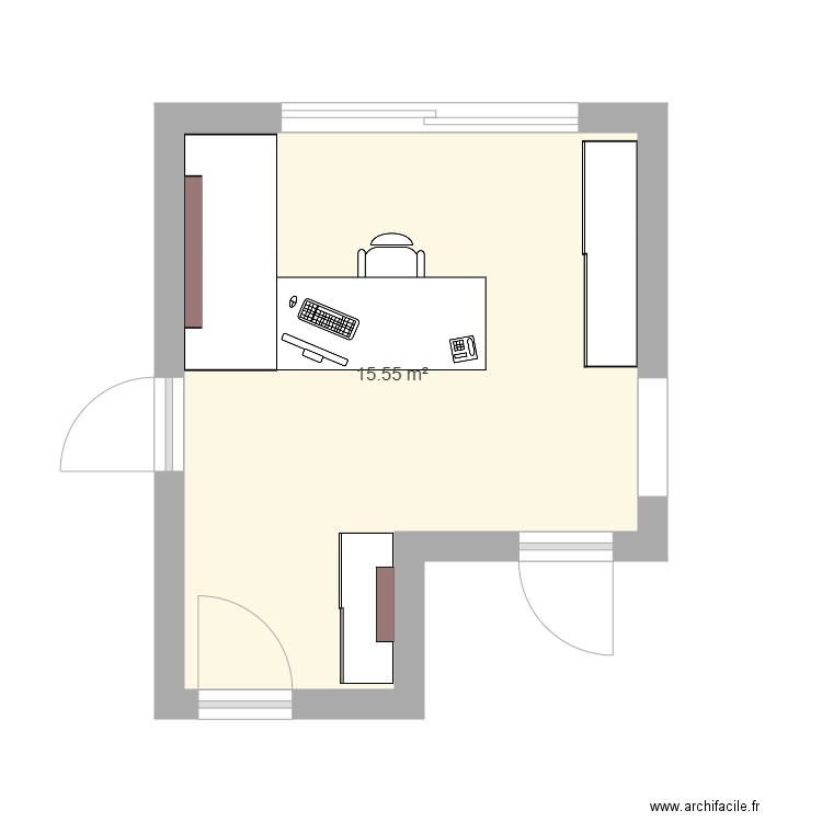 bureau AFPA. Plan de 0 pièce et 0 m2