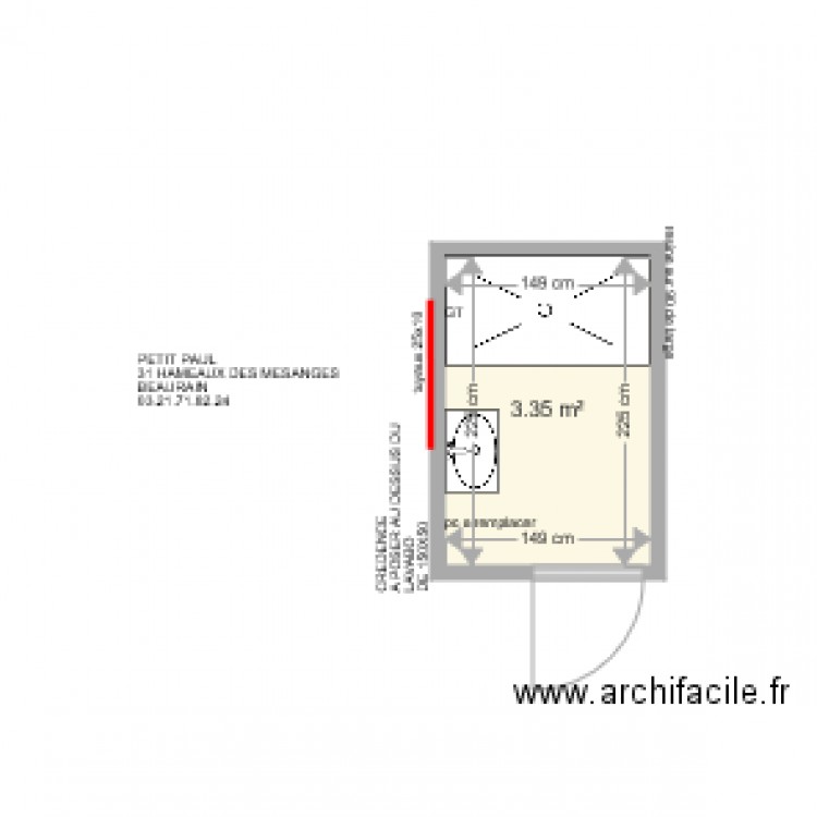 PETIT PAUL. Plan de 0 pièce et 0 m2