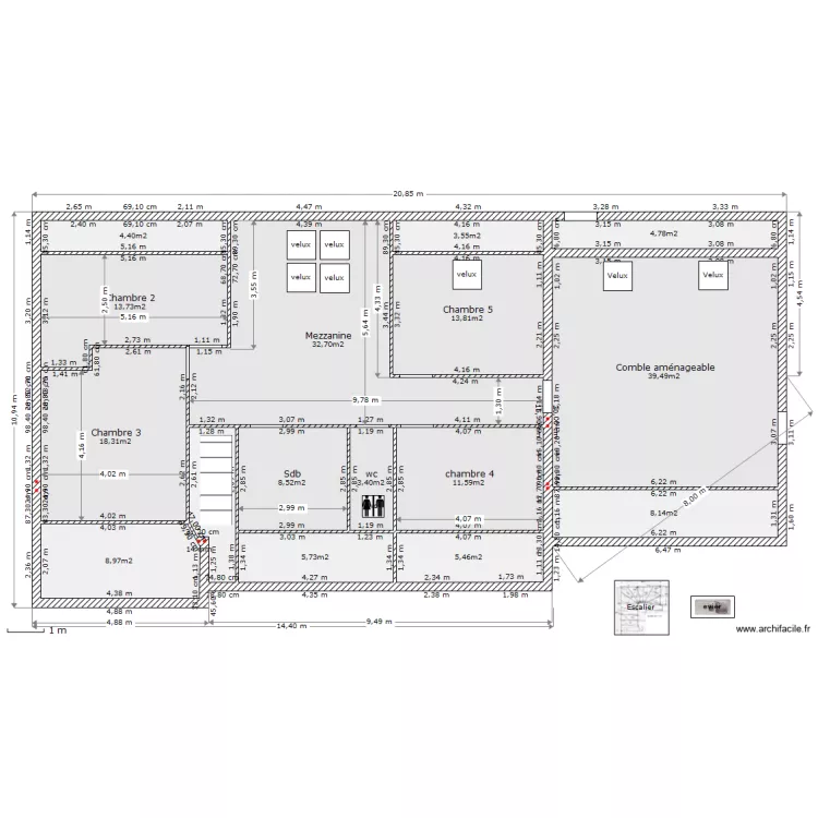 1er_etage_projet_maison_22-04-2013. Plan de 1er_etage_projet_maison_22-04-2013. Plan de