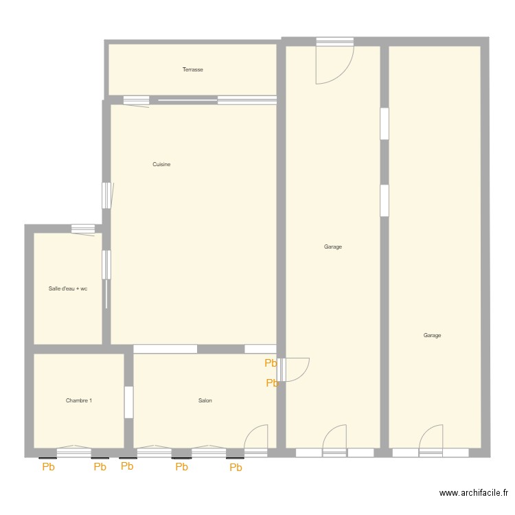 Croquis CHIHA. Plan de 0 pièce et 0 m2