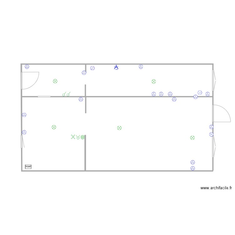 planhabit. Plan de 0 pièce et 0 m2