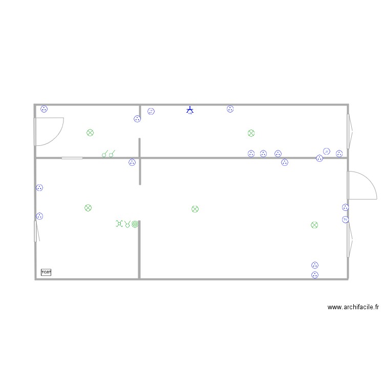 planhabit. Plan de 0 pièce et 0 m2