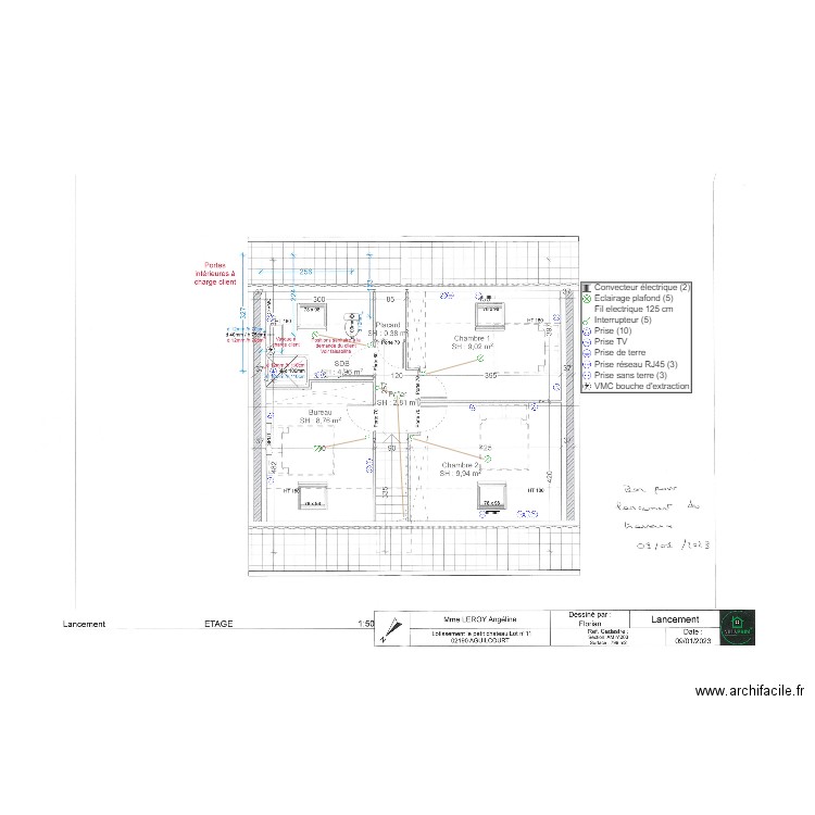 LEROY ETAGE. Plan de 0 pièce et 0 m2