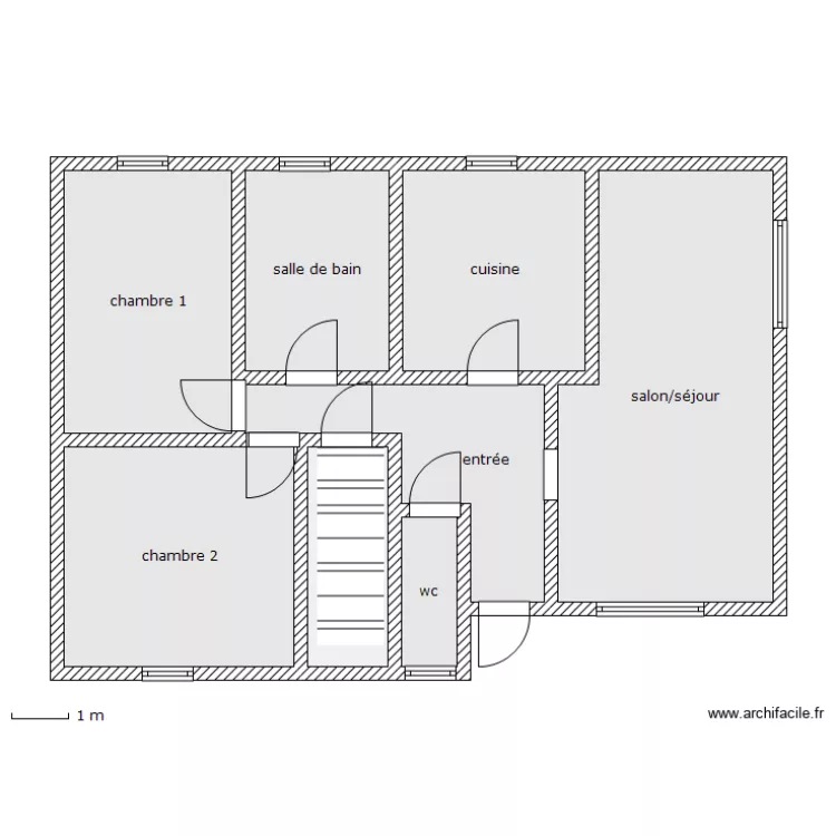 pierrard rdc. Plan de pierrard rdc. Plan de
