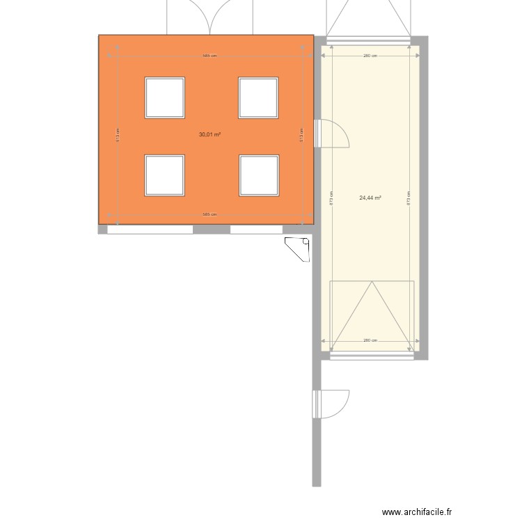 Maison. Plan de 0 pièce et 0 m2