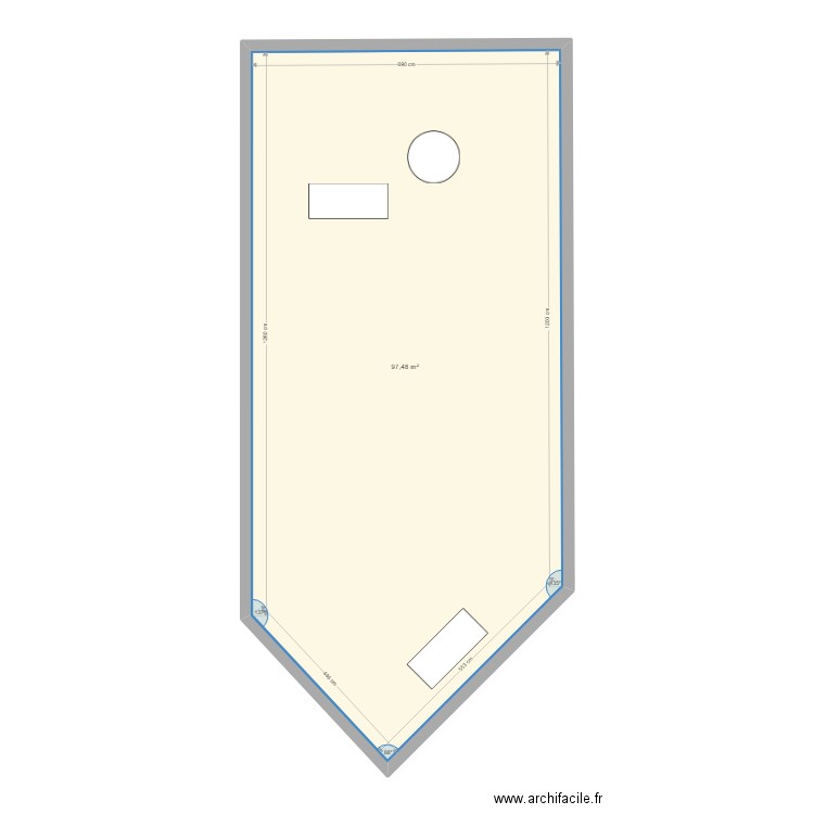 plans class2.0. Plan de 1 pièce et 97 m2