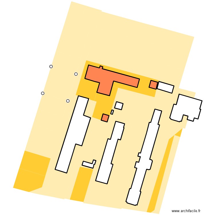 cadastre couleur. Plan de 0 pièce et 0 m2